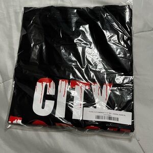 VLONE Black and Red Graphic Tee